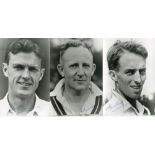 South Africa 1940s/1950s. Five mono postcard size photographs of Martin Hanley, Denis Begbie, Fish