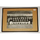 Australia tour to England. Coronation Tour 1953. Official mono photograph of the Australian