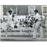 England v India and Pakistan 1970s/1980s. Thirty eight mono press and copy photographs of matches in