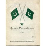 Pakistan tour to England 1967. Official tour brochure published by the Pakistan Board of Control.