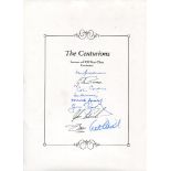 'The Centurions- Scorers of 100 First-Class Centuries'. Headed book insert by Boundary Books