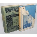 Pre-War cricket. Four pre war books. 'Cricket Across the Seas', P.F. Warner, Longmans 1903,