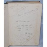 'My Cricketing Life'. P.F. Warner. 1921 1st Edition. Presentation copy possibly to A.M. Crawley (