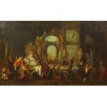 Follower of Sebastiano Conca, Italian (born c. 1676-1764) Oil on Canvas, Richly Appointed Interior
