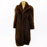 Christian Dior Full Length Brown Mink Coat. Lined. Very good condition. Size M. Length 48". Shipping