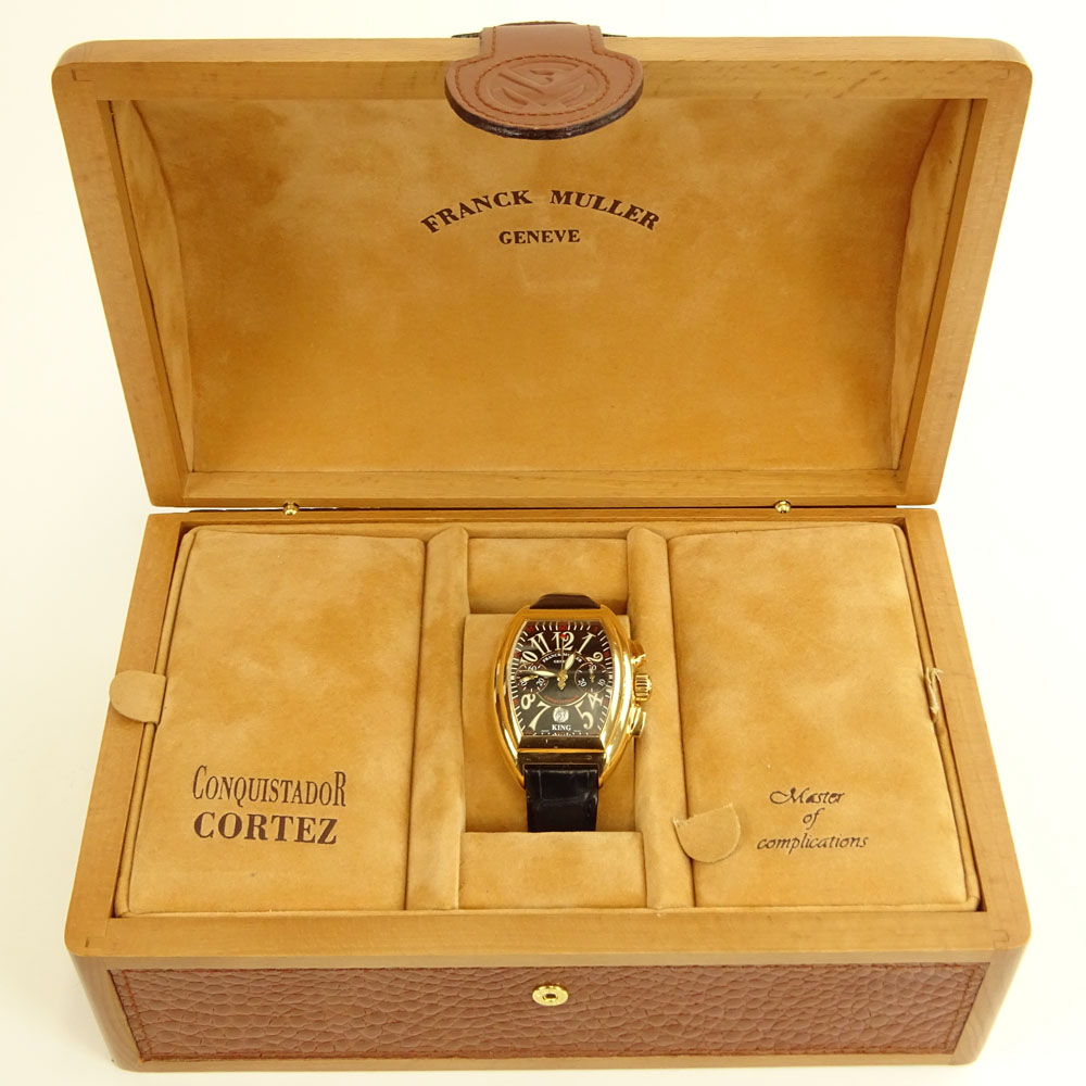 Men's Franck Muller 18 Karat Rose Gold 8005 CC King Conquistador Automatic Movement Watch with - Image 2 of 5