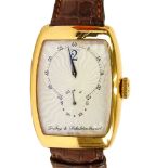 Men's Limited Edition Dubey & Schaldenbrand 18 Karat Rose Gold Jump Hour Automatic Movement Watch