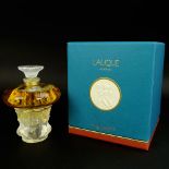 Boxed Lalique 2.7 fl. Oz Eau de Parfum Sirenes Bottle. Signed. As new unused in box. Bottle measures