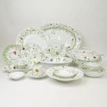 Eighty Two Pieces Raynaud Histoire Naturelle Dinnerware. The set includes: 12 dinner plates, 11"; 13