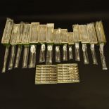 Huge Christofle France "Marly" One Hundred Eighty (180) Piece Set Of Silver Plate Flatware.