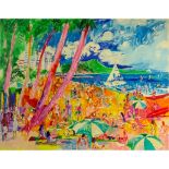 LeRoy Neiman, American (1921-2012) Color Serigraph, Diamond Head. Pencil signed lower right,