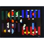 Yaacov Agam, Israeli (b. 1928) Mixed Media. Signed and numbered 88/144. Good condition. Measures