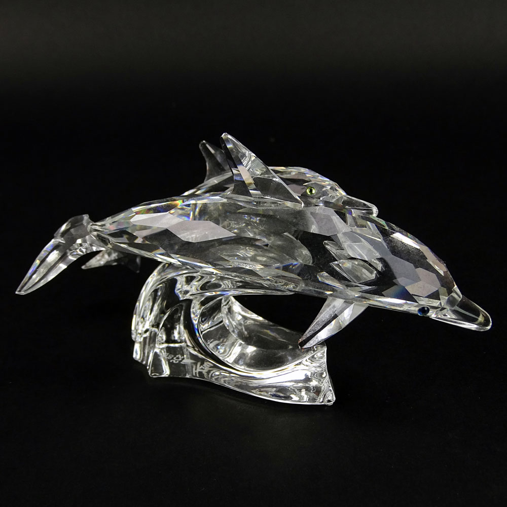 Swarovski Crystal the Dolphins "Lead me" Mother & Child Annual Edition. Very Good Condition. - Image 4 of 7