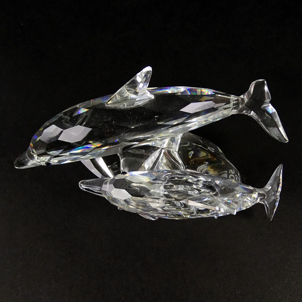 Swarovski Crystal the Dolphins "Lead me" Mother & Child Annual Edition. Very Good Condition. - Image 7 of 7