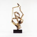 Antonio Grediaga Kieff, Canadian/Spanish (1936) Polished bronze on marble base. Inscribed Kieff 1/5.