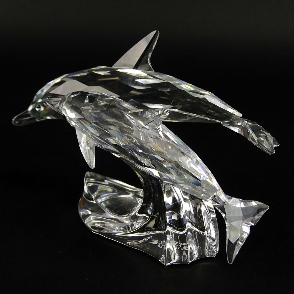 Swarovski Crystal the Dolphins "Lead me" Mother & Child Annual Edition. Very Good Condition. - Image 6 of 7