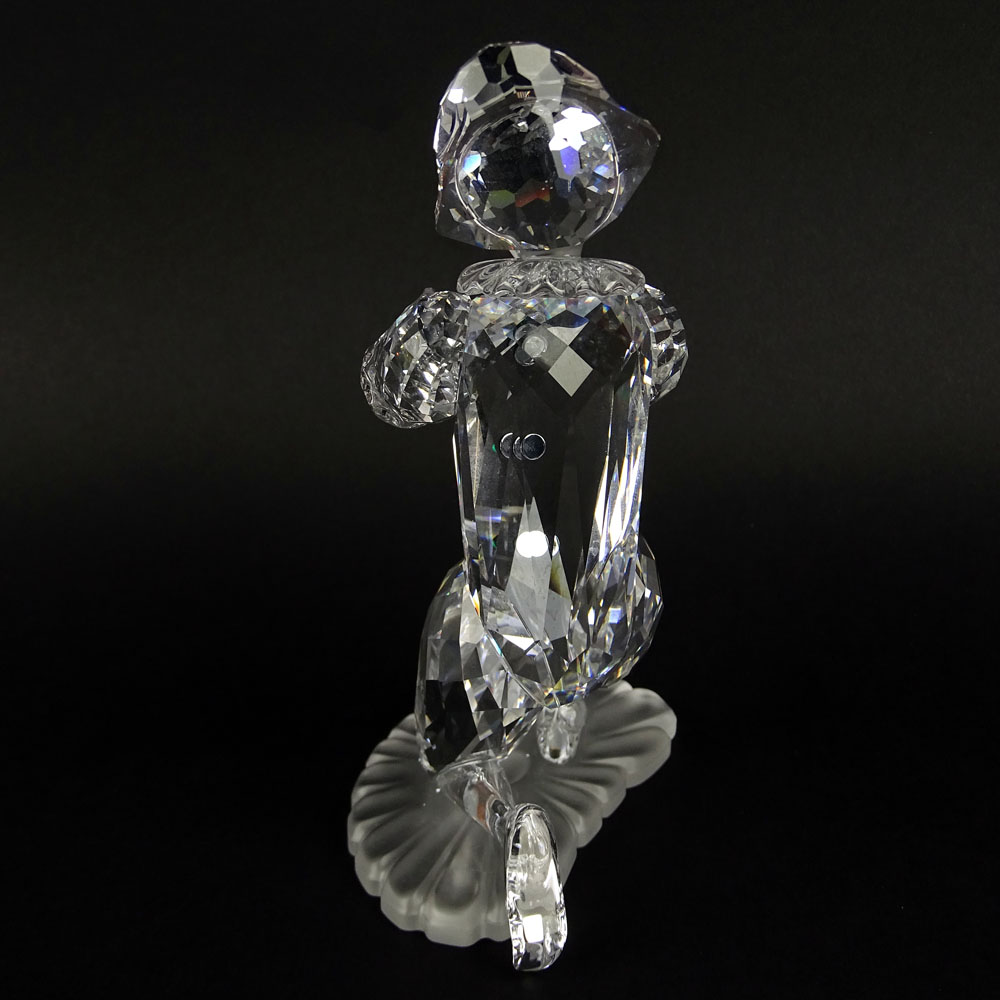 Swarovski Crystal Harlequin "Masquerade" Clown and crystal plaque. Very Good Condition. Measures - Image 5 of 10