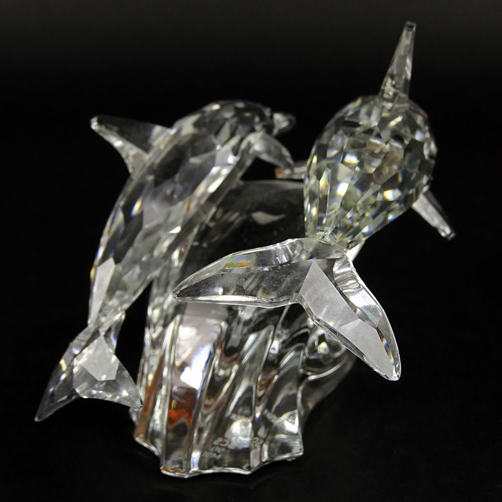 Swarovski Crystal the Dolphins "Lead me" Mother & Child Annual Edition. Very Good Condition. - Image 5 of 7