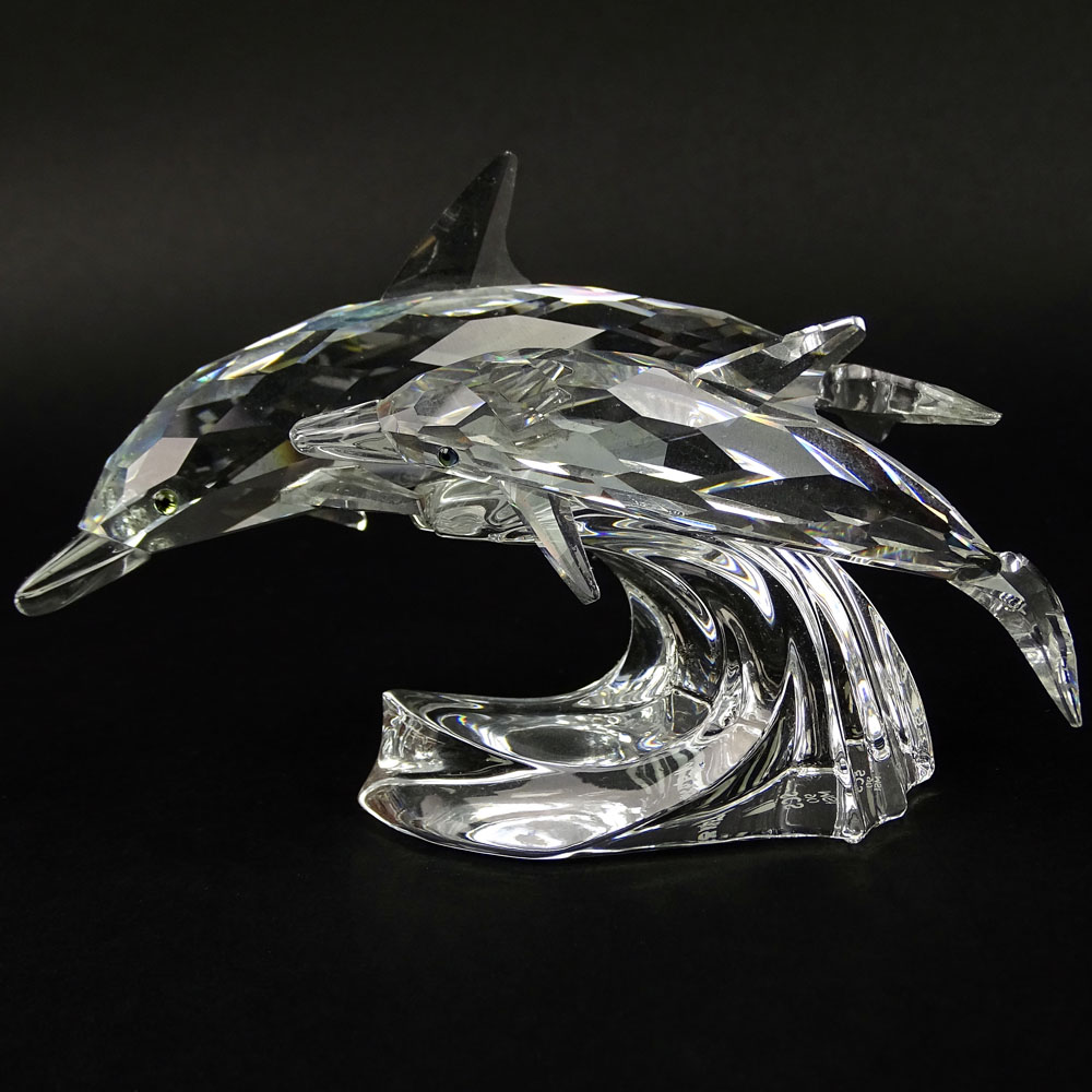 Swarovski Crystal the Dolphins "Lead me" Mother & Child Annual Edition. Very Good Condition. - Image 2 of 7