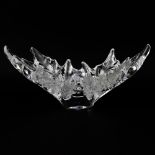 Lalique Crystal "Champs Elysees" Centerpiece bowl. Etched signature. Good condition with no chips,