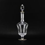 Vintage St. Louis Crystal Apollo Gold Wine Decanter. Etched mark to base. Good condition. Measures