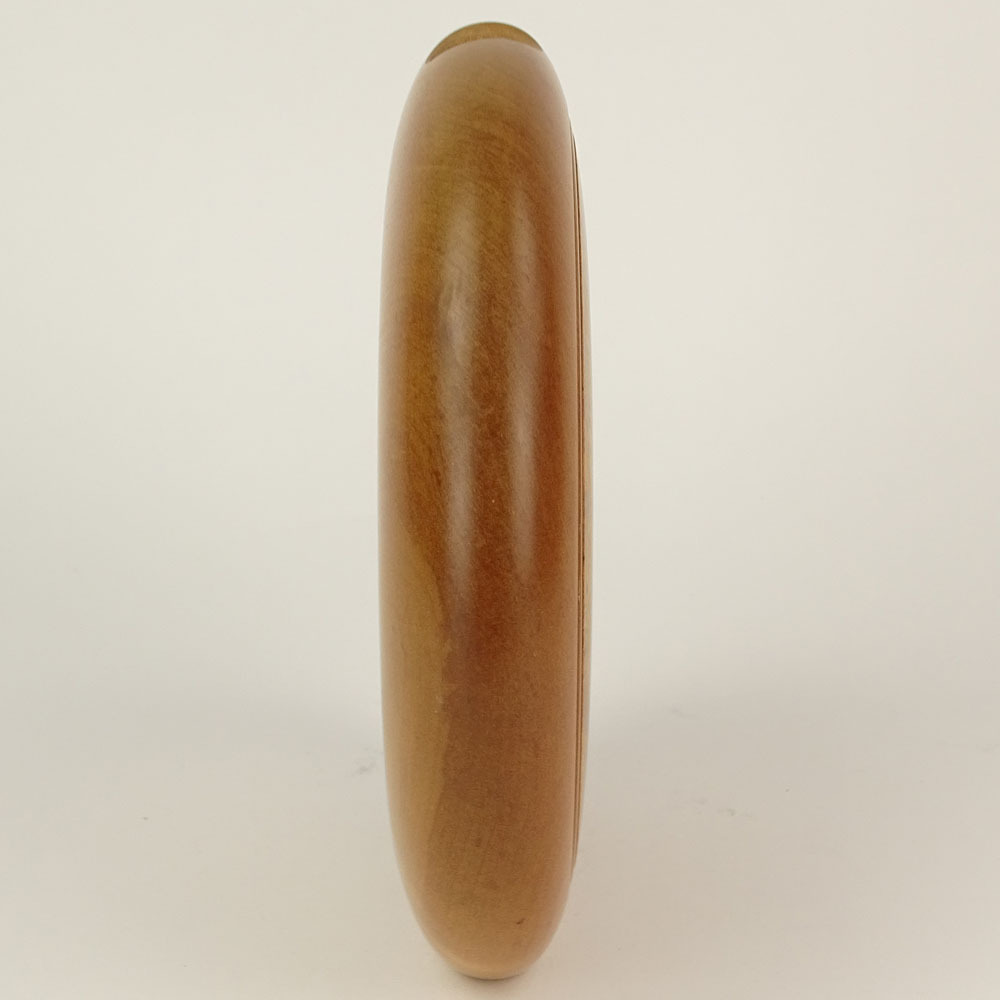 Warren Vienneau Contemporary Handcrafted Burl Wood Vase. Signed and Dated 1993. Good to very good - Image 4 of 12