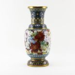 Vintage Chinese Cloisonne Vase. Unsigned. Good condition. Measures 15-1/4" H. Shipping $95.00 (