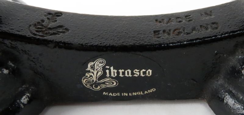 Antique Librasco Cast Iron and Brass Scale. Signed. No weights, good condition. Measures 10-1/2" - Image 5 of 5