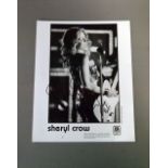 Sheryl Crow signed A&M publicity shot CONDITION REPORT; Available on request. Catalogue descriptions