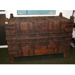 An early 19th Century fitted Indian dowry chest