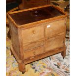 1920's Deco style serving trolley with tray