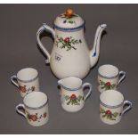 Royal Tuscan coffee service CONDITION REPORT; Available on request. Catalogue descriptions and