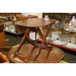 An oak 1920's folding occasional table