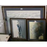 A selection of framed and unframed RAF related prints, some signed and limited edition.  CONDITION