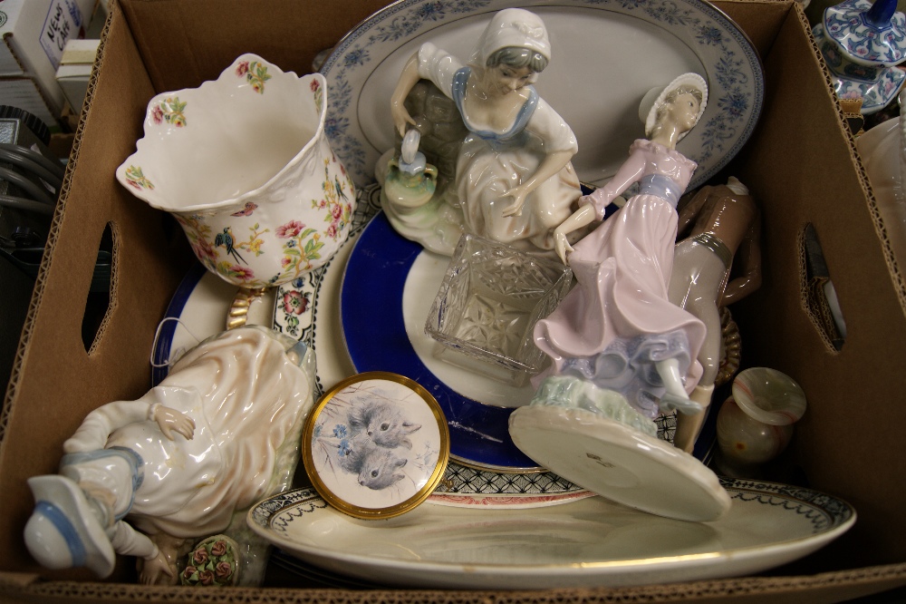 Box of mixed ceramics CONDITION REPORT; Available on request. Catalogue descriptions and condition - Image 2 of 2