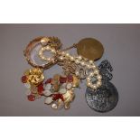 A selection of contemporary costume jewellery