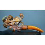 A cased Meerschaum pipe,