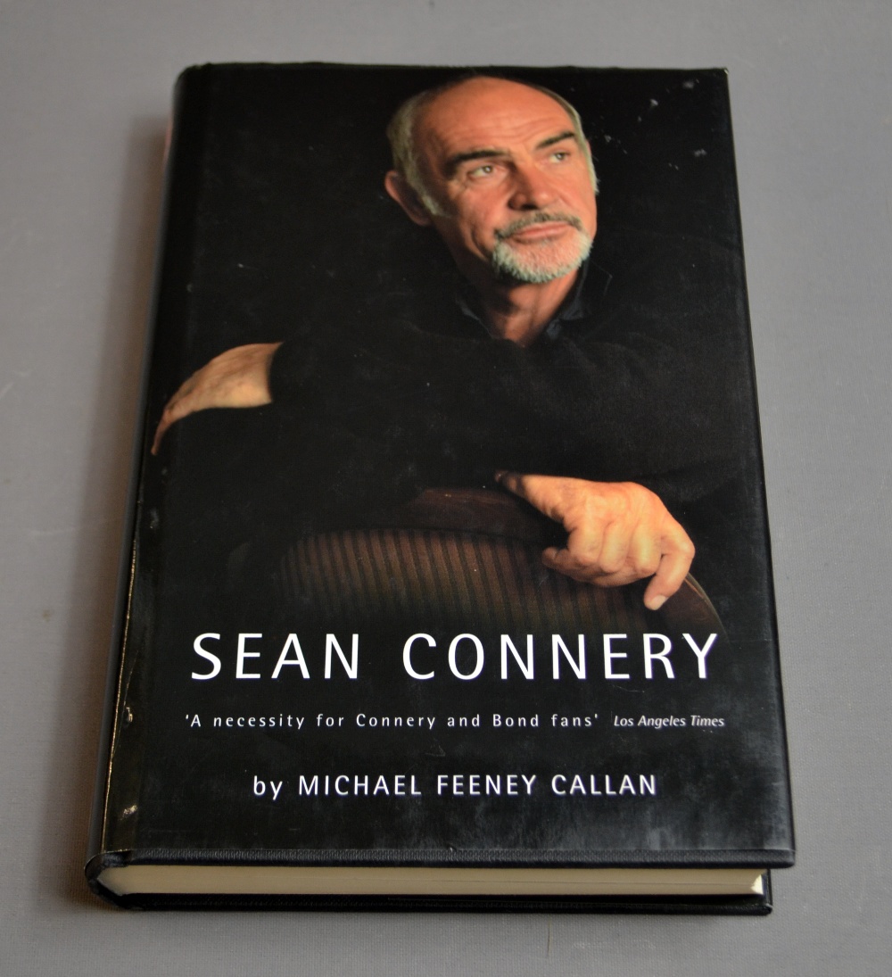 Sean Connery autograph on title page of his book