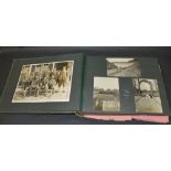 An extensive collection of early photographs subjects including: Military, Golf,