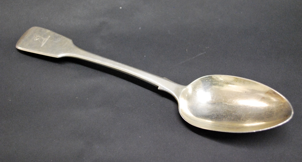 William Pope, a Victorian Exeter hallmarked silver table spoon, 1837.