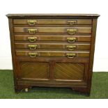 A continental map chest,