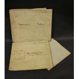 Large selection of velum documents and other manuscripts.