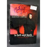 Meatloaf autograph on "To Hell and Back" book.