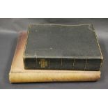 Three books, a hand written "Church Minutes" dated 1890 to 1948,