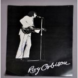 Roy Orbison autograph, on a page from his UK tour programme.