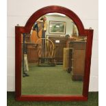 A Victorian mahogany-framed mirror