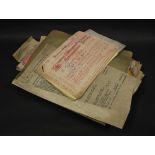 Large selection of antiquarian documents, deeds and other manuscripts.