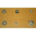 Six Medieval hammered coins, to include: - (Probably) John / Henry II penny (short-cross) c.