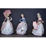 Three Lladro figures