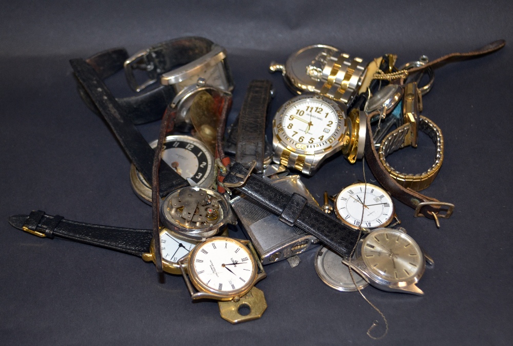 A selection of vintage dress watches